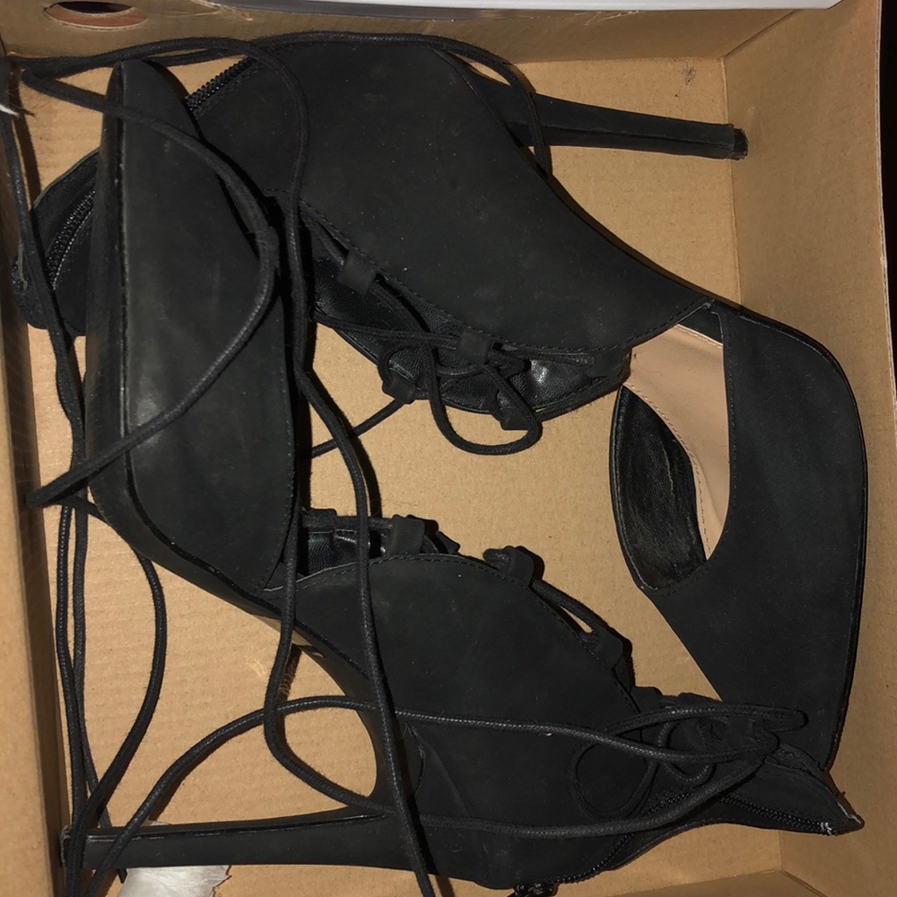 Black heels